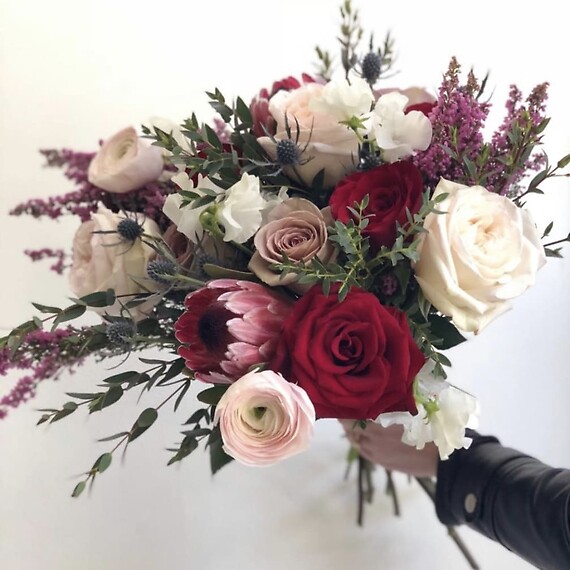 Seasonal Hand Tied Bouquet